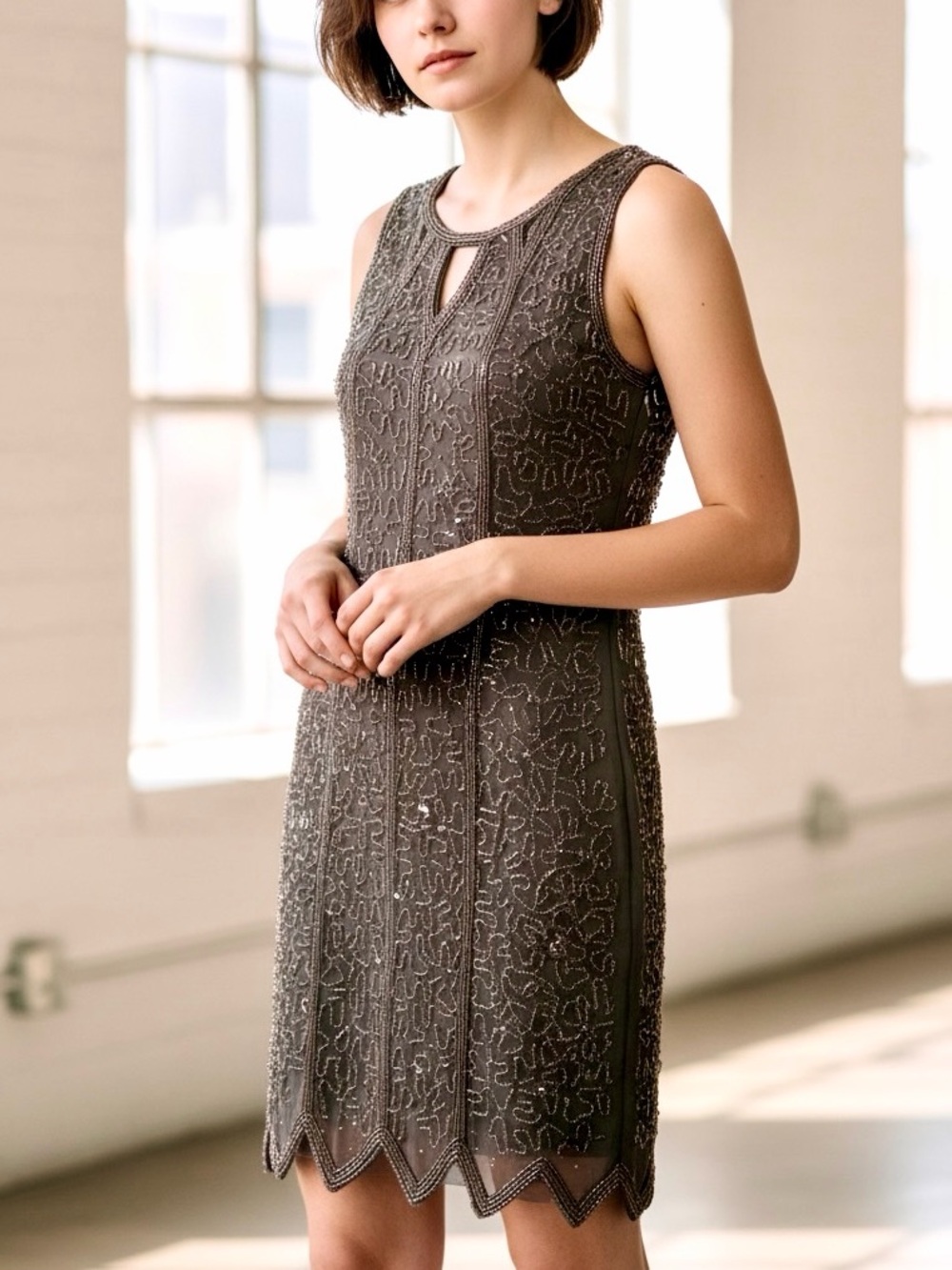 NWOT Romeo & Juliet Couture Beaded Mini Dress